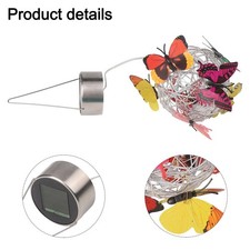 Charmante suspension papillon avec ??nergie solaire pour esth??tique ext??rieure