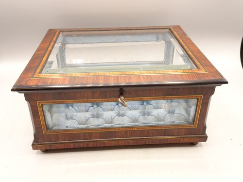 Coffret bijoux vitrine verre - a, bijoux-vitrine,verre