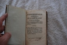 CORRESPONDANCE AUTHENTIQUE DE