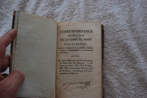 Correspondance authentique - authentique, de