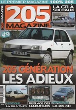 205 MAGAZINE 9 PEUGEOT 205 GENERATION XR INDIANA ROLAND GARROS REGLAGE CULBUTEUR