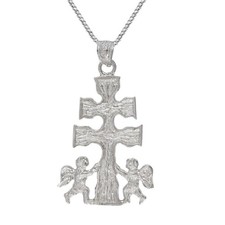 Argent Sterling Caravaca Croix