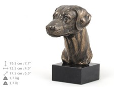 Dobermann non coupé, statue