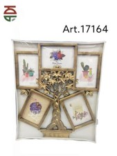 X Cadre Multifonction Mur 5 Photos Porte Photos Arbre Doré BAL