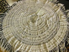 Petite nappe ou surnappe ronde