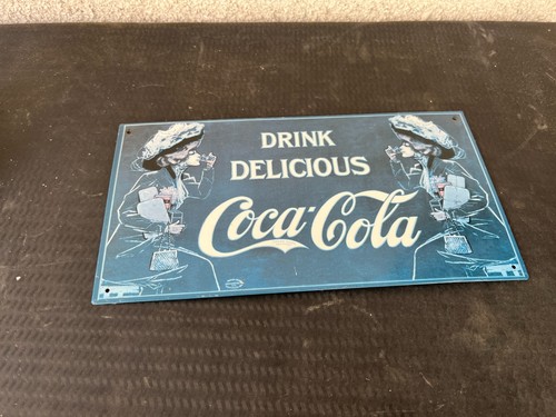 Plaque publicitaire coca cola - publicitaire, coca-cola