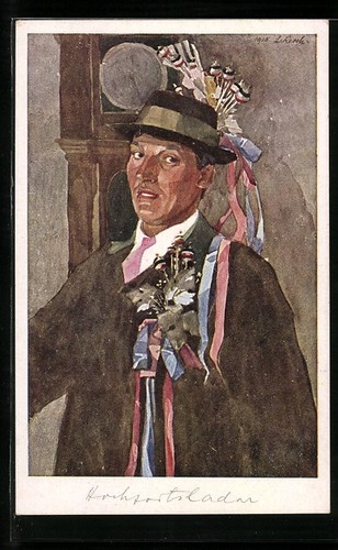 Carte postale artiste - carte,