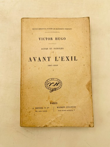 Victor hugo avant l exil - victor,