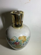 Lampe Berger « Céramique JARS ». Vintage. « Panier Fleuri ». TBE. Complète.