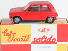 SOLIDO - HACHETTE - PEUGEOT 104 ZS - 1972 - 1/43 - 9 cm - 60 g
