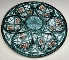 Rare Assiette À Huîtres R.P