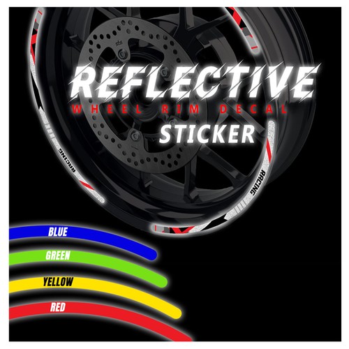 Sh23 reflective wheel rim - reflective,
