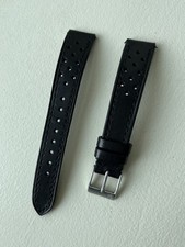 Bracelet montre Selectheure cuir Rallye noir 16mm