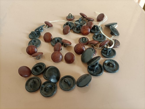 Anciens boutons cuir pour - boutons,