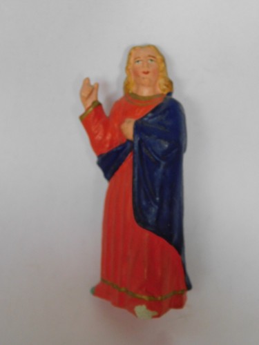 Santon ancien platre - santon,