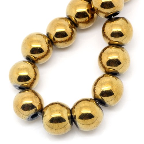 Lot perle hematite doré - lot,