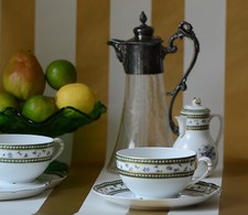 Ancienne Manufacture Royale de Limoges grande tasse  dejeuner Marie Antoinette