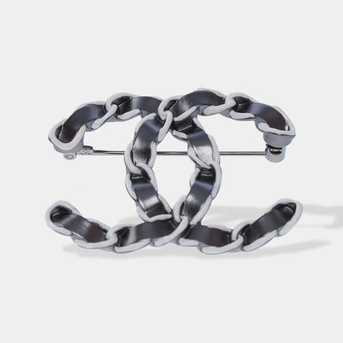 Bijoux chanel cuir noir - bijoux, cc