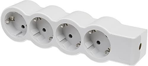 Multiprise blanc 4x2p e - multiprise, +
