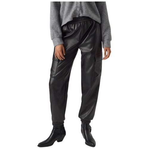 Vero moda pantalon cargo - pantalon, cuir