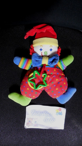 Doudou peluche clown activité - peluche,