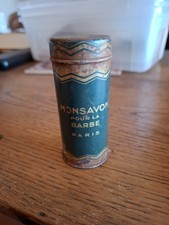 Ancienne Boite Tole monsavon Savon Pour La Barbe