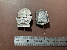 Lot de 2 insignes religieux, à étudier-Ref 88