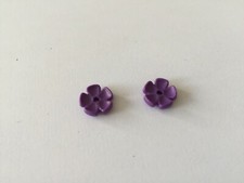 Pétale fleur violette x2