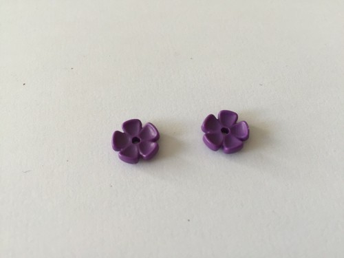 Pétale fleur violette - , x2