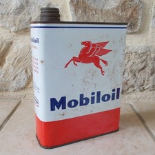 Ancien bidon huile - d'huile, mobiloil
