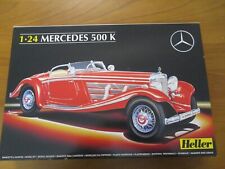 MAQUETTE AUTO 1/24 HELLER 80710 MERCEDES 500 K  NEUF BOITE
