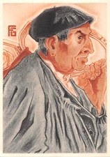 CPM Visages Paysans par G