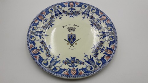 Assiette faicence gien - assiette,