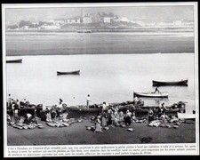 1989  --   HENDAYE  PECHE COTIERE A BORD DE TRAINIERES A VOILE ET AVIRON   3M448