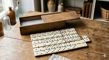 Ancien Jeu de Dominos (28) Os