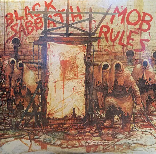 Black sabbath mob rules - black, lp