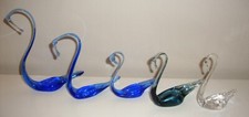 Cygnes en Verre Long 11 cm