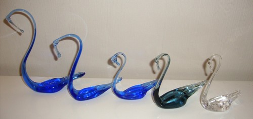 Cygnes verre long cm - cygnes,