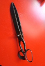 Anciens ciseaux de tailleur / drapier - longueur totale 30 cm