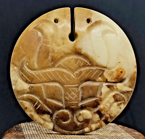 Ancien pendentif jade - en,