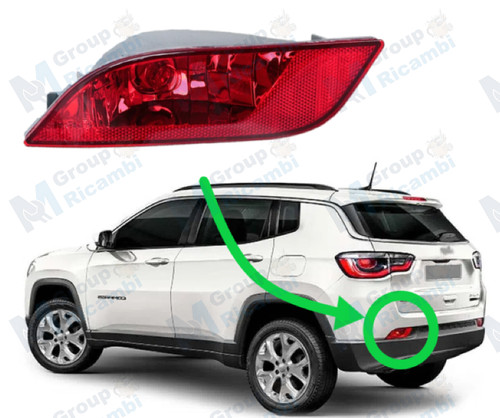 Jeep compass phare rouge - jeep,