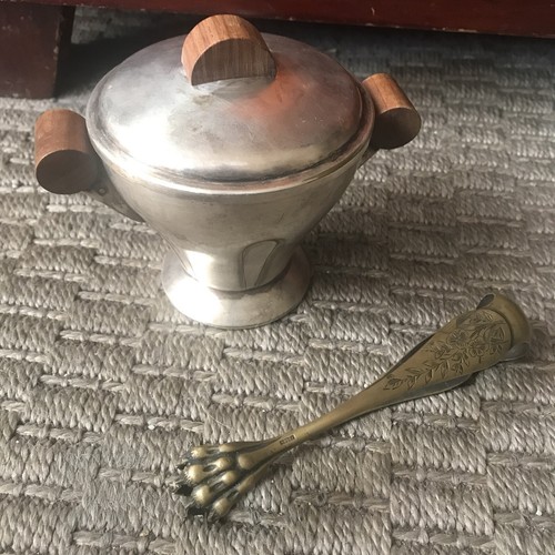 Ancien sucrier plaqué - sucrier, argent