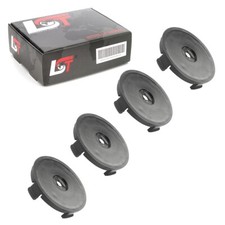4x Couvercle D'Enjoliveur, de Jante Volant Noir Ø 55mm pour audi Tt 8J 8N Fv