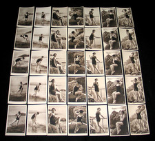 BAIGNEUSE 1925 ART DECO ANNEES FOLLES GARCONNE FLAPPER CHARME 35 CPA PIN-UP SEXY