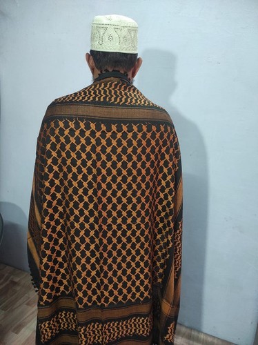 Foulard marron palestine - marron,