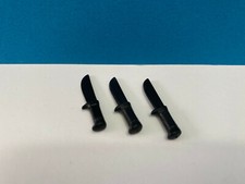 PLAYMOBIL – 3 couteaux noirs