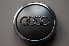 Rare moyeu de cache cache plastique centre de roue en alliage gris Audi BC107...