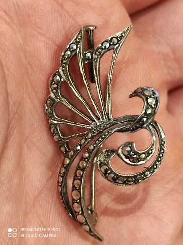 Ancienne broche argent - broche,