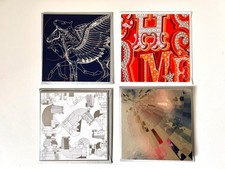 Lot 4 carte de voeux noel Hermès collection vintage no parfum no sac