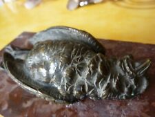 Superbe oiseau en bronze aux